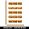 Pumpkin Spice Girl Funny Coffee Temporary Tattoo Water Resistant Fake Body Art Set Collection (1 Sheet)